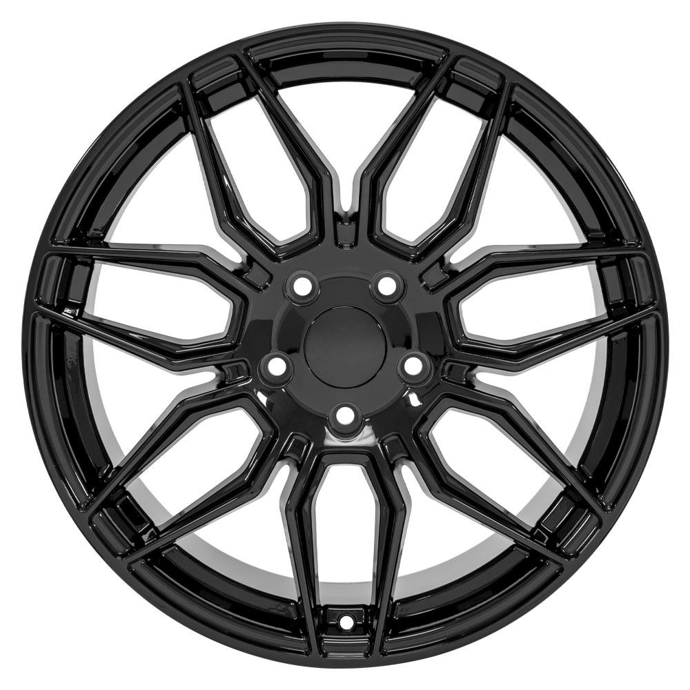 19" Replica CV03C fits Chevrolet C7 Corvette Gloss Black