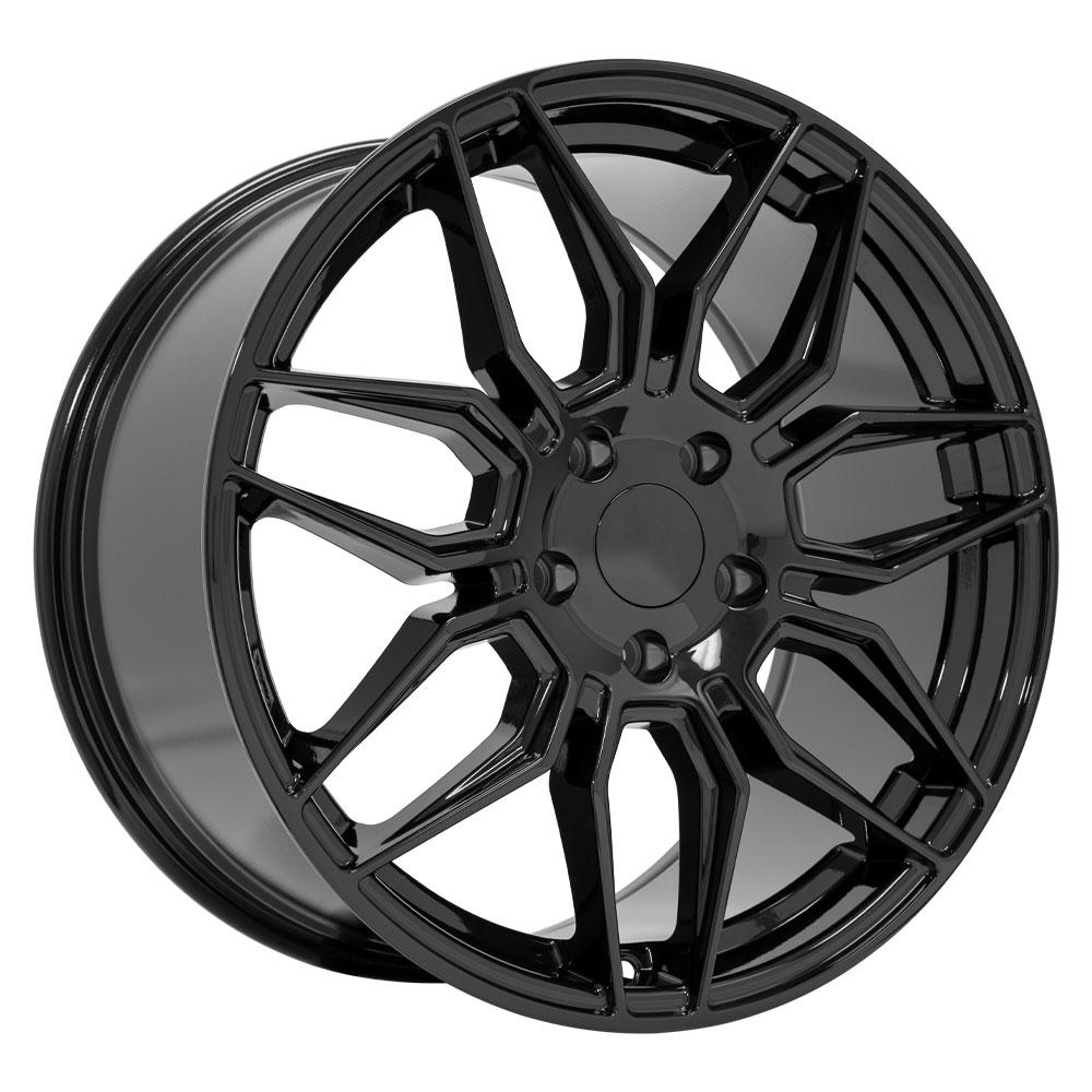 19" Replica CV03C fits Chevrolet C7 Corvette Gloss Black