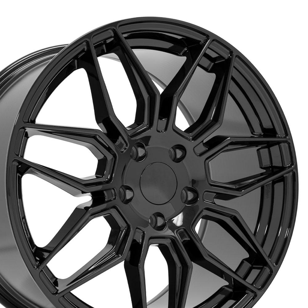19" Replica CV03C fits Chevrolet C7 Corvette Gloss Black