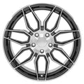 19" Replica CV03C fits Chevrolet C7 Corvette Gunmetal Machined