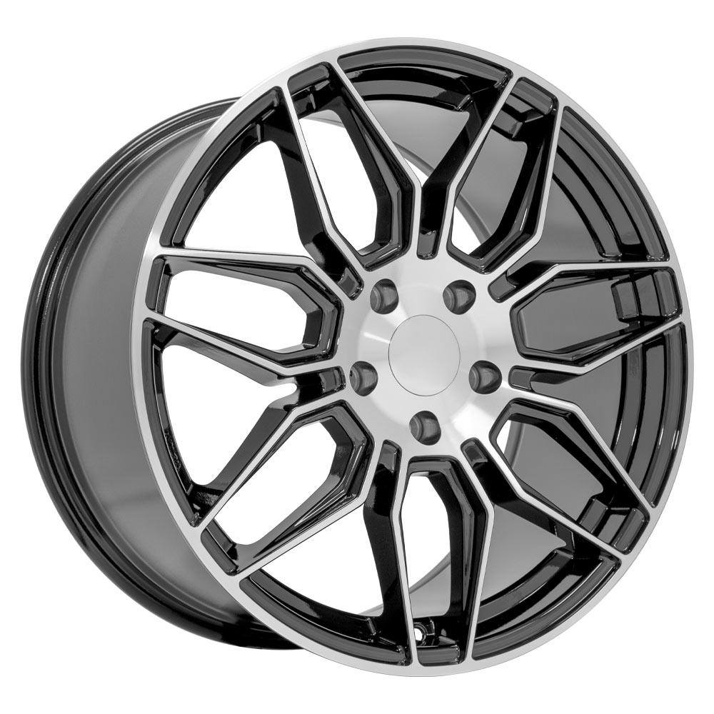 19" Replica CV03C fits Chevrolet C7 Corvette Gunmetal Machined