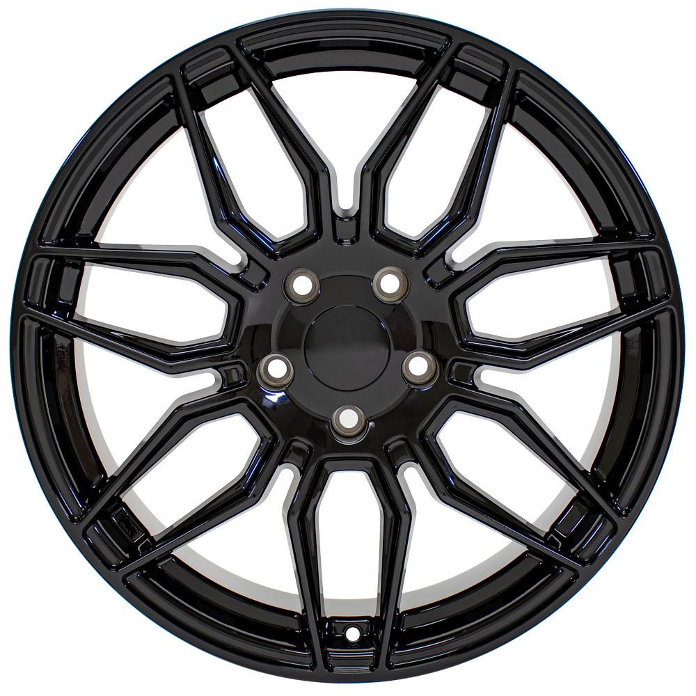 19" Replica CV03D fits Chevrolet C8 Corvette Gloss Black