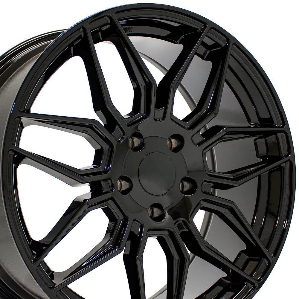 19" Replica CV03D fits Chevrolet C8 Corvette Gloss Black