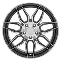 19" Replica Wheel fits Chevrolet C8 Corvette - CV03D Gunmetal Machined