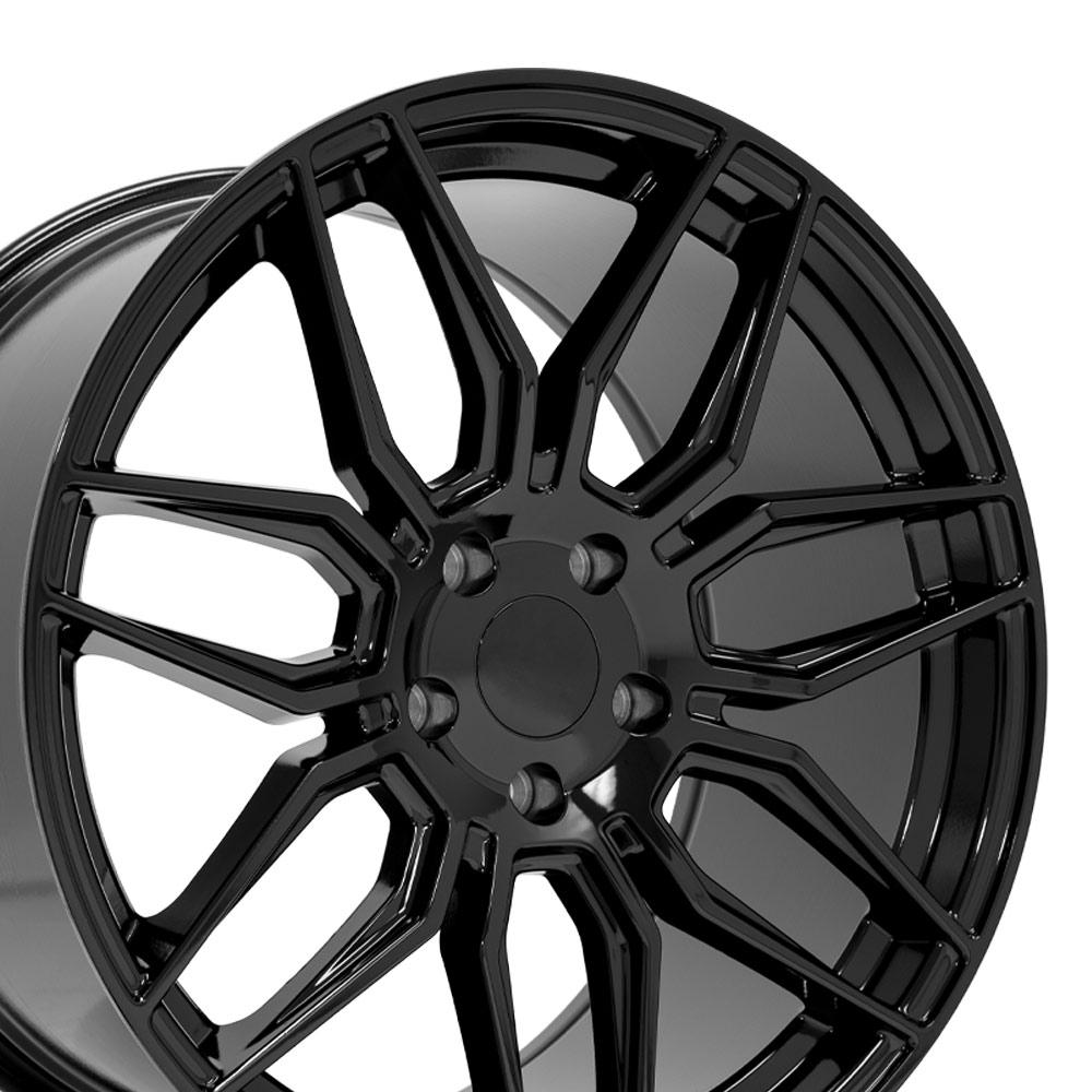 20" Replica CV03D fits Chevrolet C8 Corvette Gloss Black