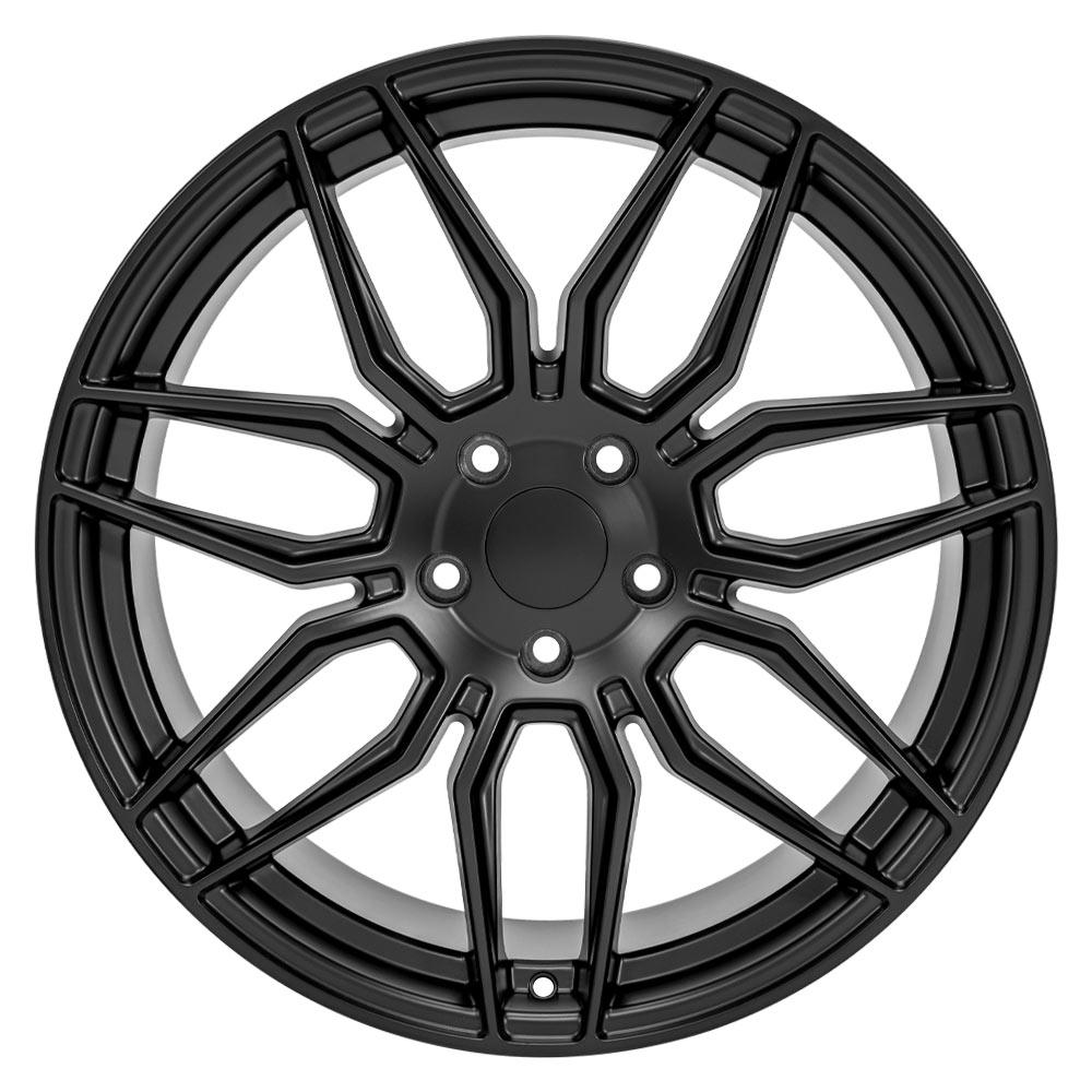 20" Replica Wheel fits Chevrolet C8 Corvette - CV03D Satin Black