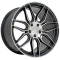 20" Replica Wheel fits Chevrolet C8 Corvette - CV03D Gunmetal Machined