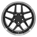 17" Replica CV04 fits Chevrolet Corvette C5 Z06 Black