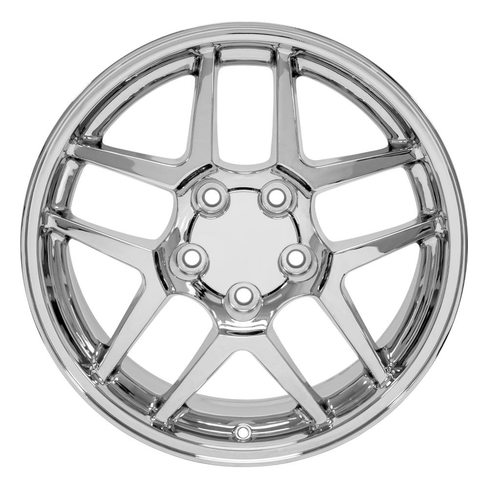 17" Replica CV04 fits Chevrolet Corvette C5 Z06 Chrome