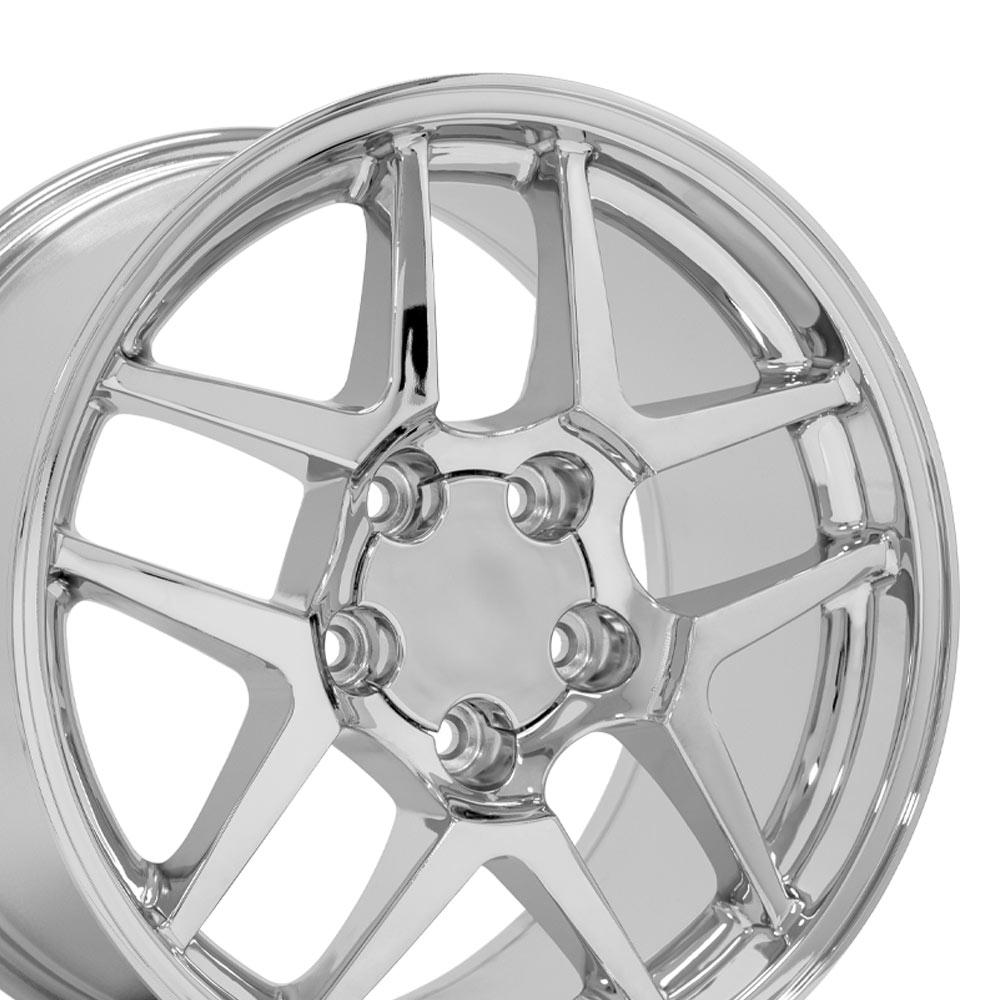 17" Replica CV04 fits Chevrolet Corvette C5 Z06 Chrome
