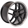 CV04 18x10.5 Black with Machined Lip WHEELS
