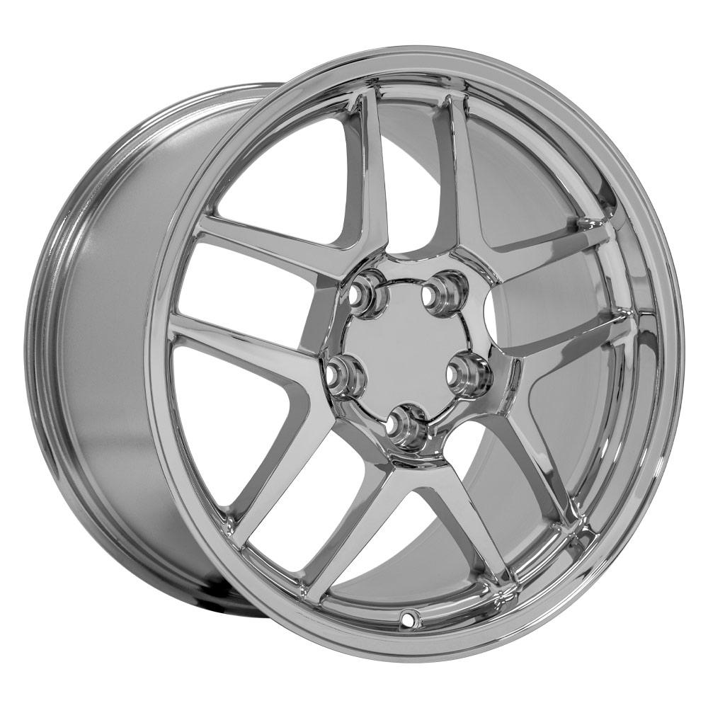 18" Replica CV04 fits Chevrolet Corvette C5 Z06 Chrome