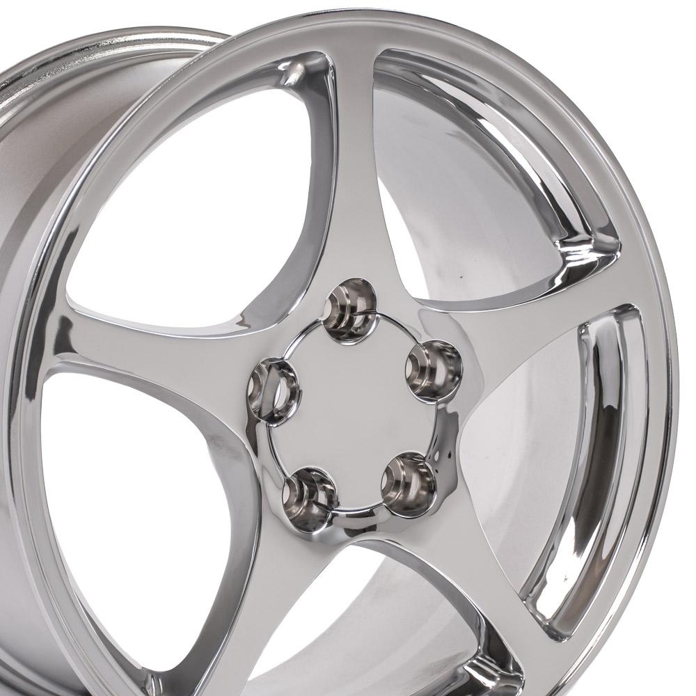 18" Replica CV05 fits Chevrolet Corvette C5 Chrome