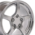 18" Replica CV05 fits Chevrolet Corvette C5 Deep Dish Chrome