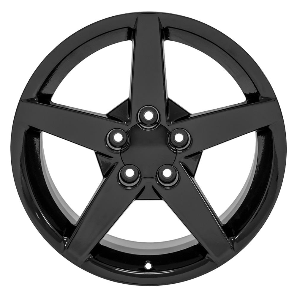 18" Replica CV06 fits Chevrolet Corvette C6 Black