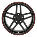 18" Replica Wheel CV07A Fits Chevrolet Corvette - C6 Z06 Rim Redline Wheel