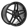 19" Replica CV07B fits Chevrolet Corvette C6 Z06 Black