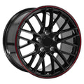 17" Replica CV08A fits Chevrolet Corvette C6 ZR1 Redline