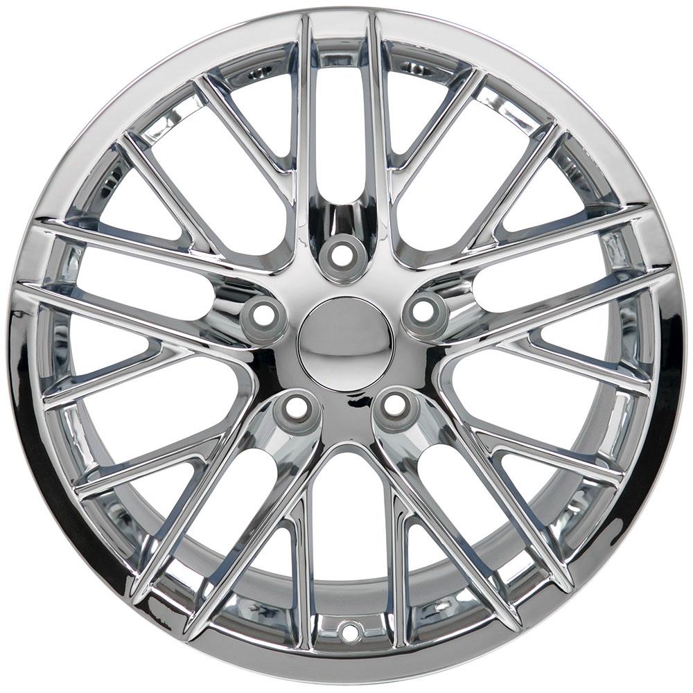 18" Replica CV08A fits Chevrolet Corvette C6 ZR1 Chrome