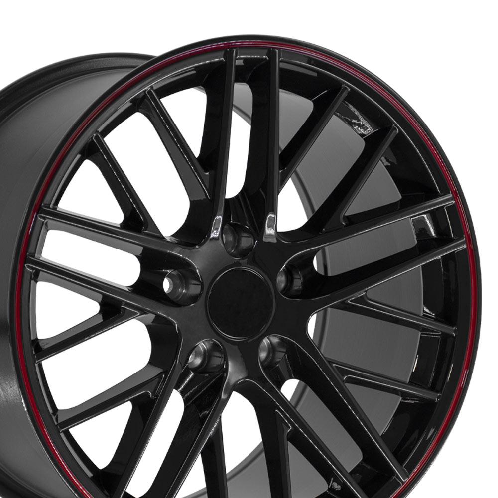 18" Replica CV08A fits Chevrolet Corvette C6 ZR1 Redline