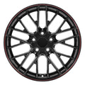 18" Replica CV08B fits Chevrolet Corvette C6 ZR1 Redline
