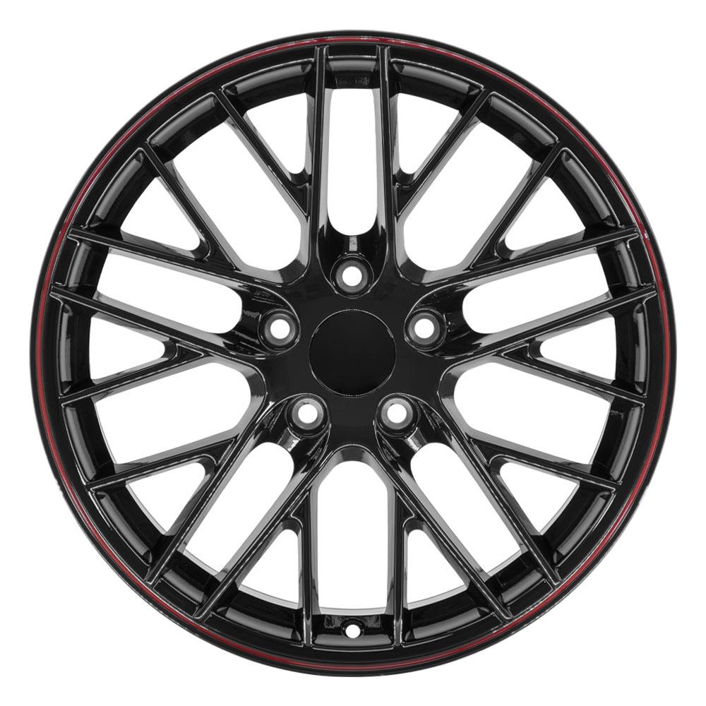18" Replica CV08B fits Chevrolet Corvette C6 ZR1 Redline