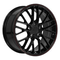 18" Replica CV08B fits Chevrolet Corvette C6 ZR1 Redline