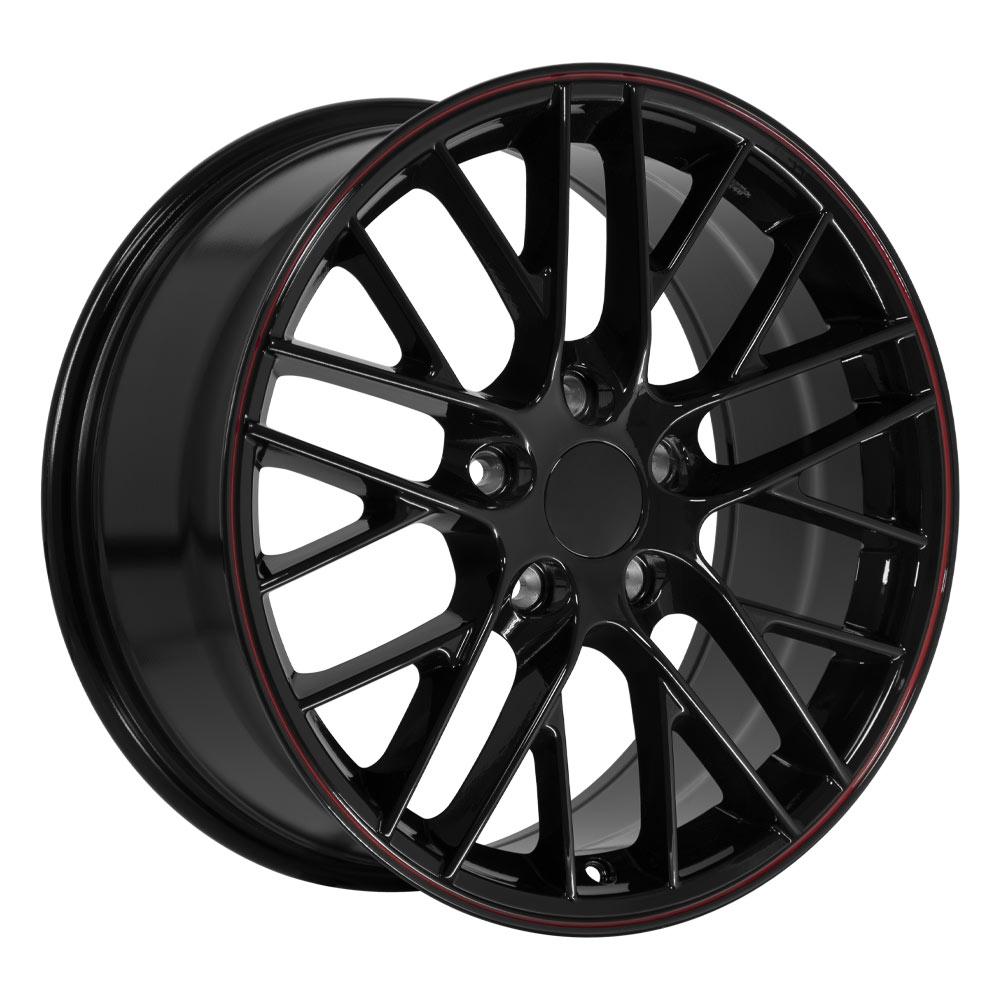 18" Replica CV08B fits Chevrolet Corvette C6 ZR1 Redline