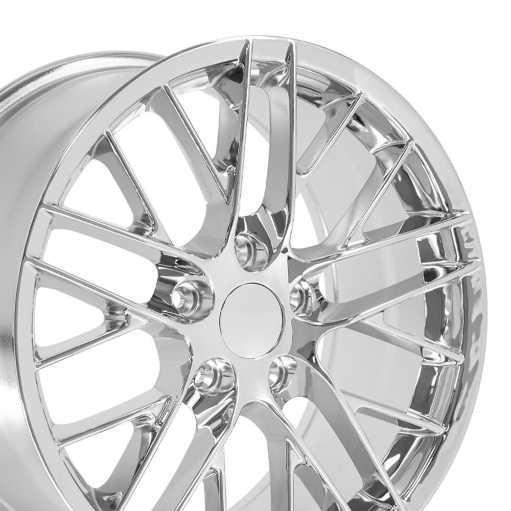 18" Replica CV08B fits Chevrolet Corvette C6 ZR1 Chrome