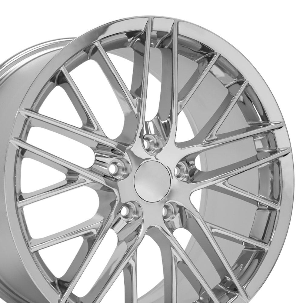 19" Replica CV08B fits Chevrolet Corvette C6 ZR1 Chrome
