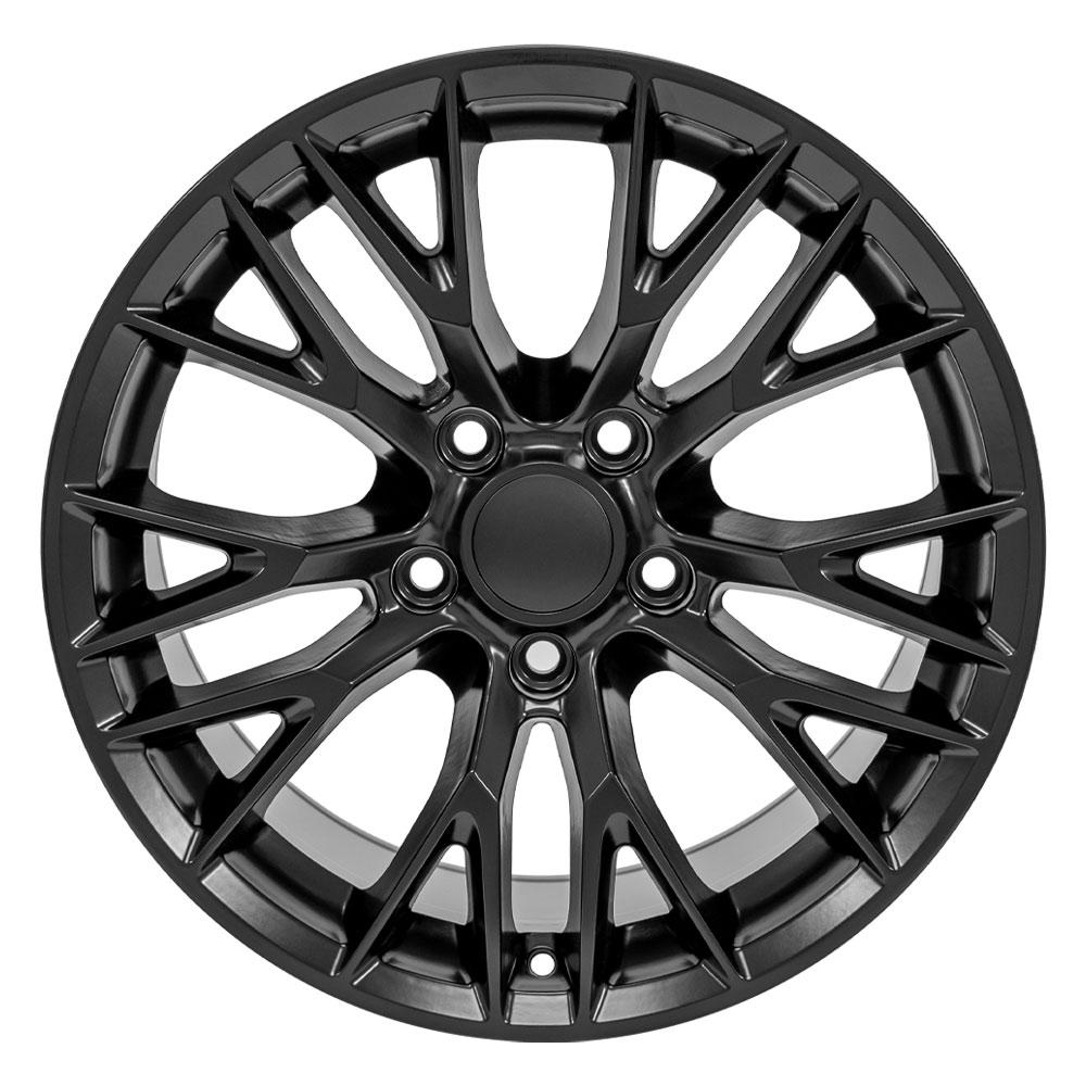 17" Replica CV22 fits Chevrolet Corvette C7 Z06 Black