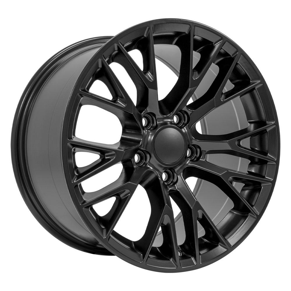 17" Replica CV22 fits Chevrolet Corvette C7 Z06 Black
