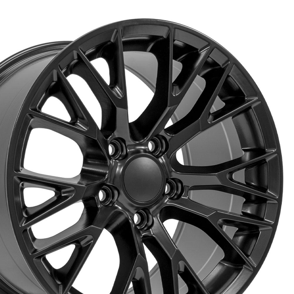 17" Replica CV22 fits Chevrolet Corvette C7 Z06 Black