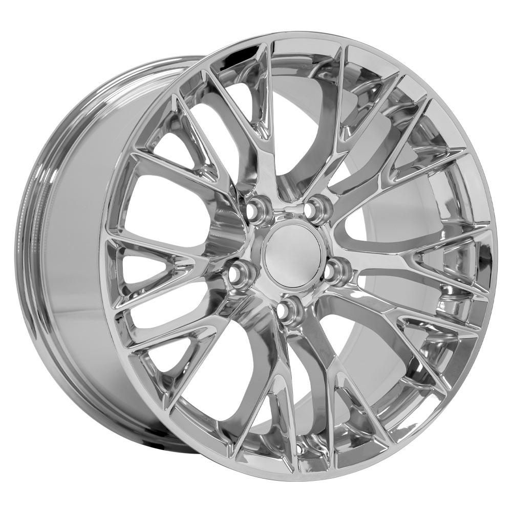 17" Replica CV22 fits Chevrolet Corvette C7 Z06 Chrome