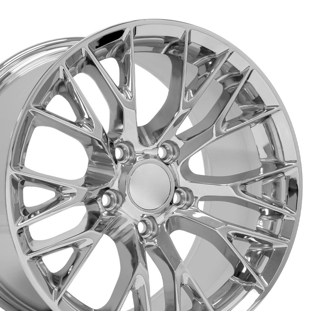 17" Replica CV22 fits Chevrolet Corvette C7 Z06 Chrome