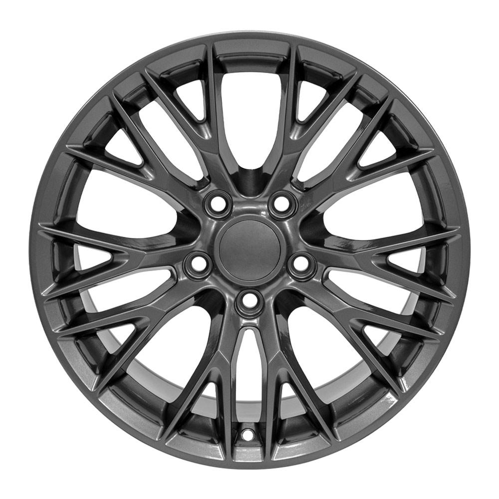 17" Replica CV22 fits Chevrolet Corvette C7 Z06 Gunmetal