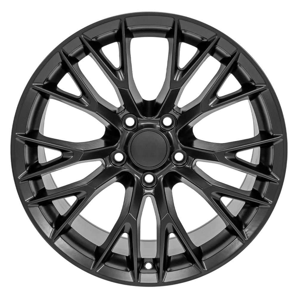 18" Replica CV22 fits Chevrolet Corvette C7 Z06 Black