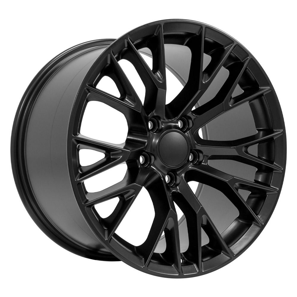 18" Replica CV22 fits Chevrolet Corvette C7 Z06 Black