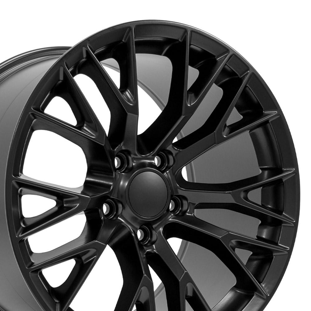 18" Replica CV22 fits Chevrolet Corvette C7 Z06 Black