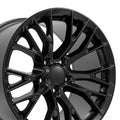 18" Replica CV22 fits Chevrolet Corvette C7 Z06 Black