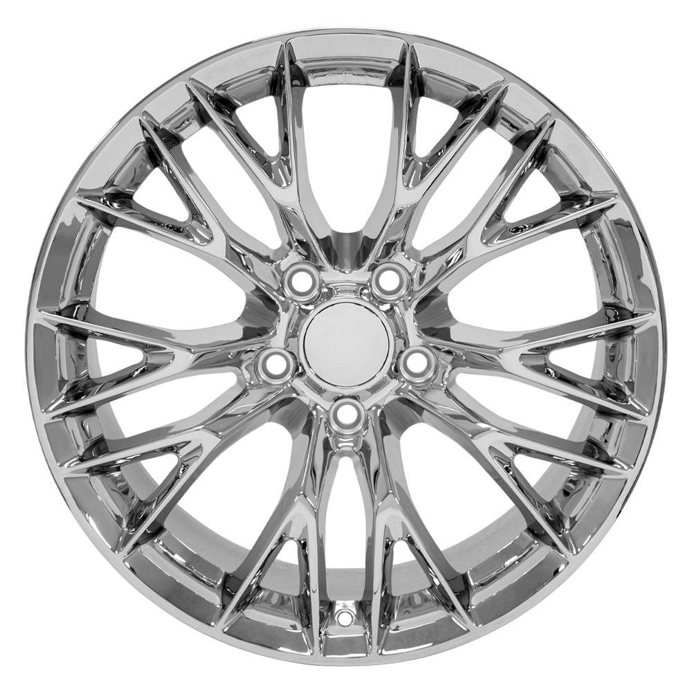 18" Replica CV22 fits Chevrolet Corvette C7 Z06 Chrome