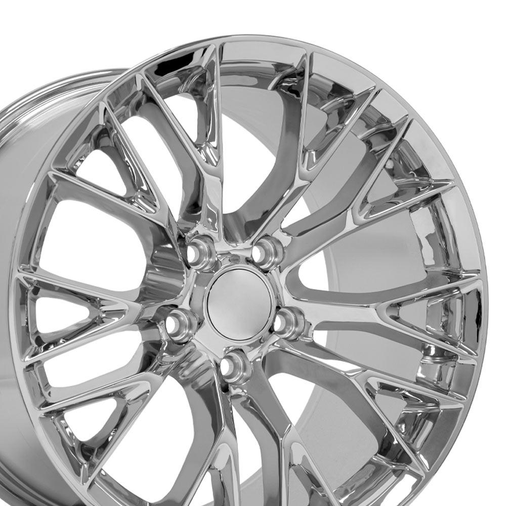 18" Replica CV22 fits Chevrolet Corvette C7 Z06 Chrome