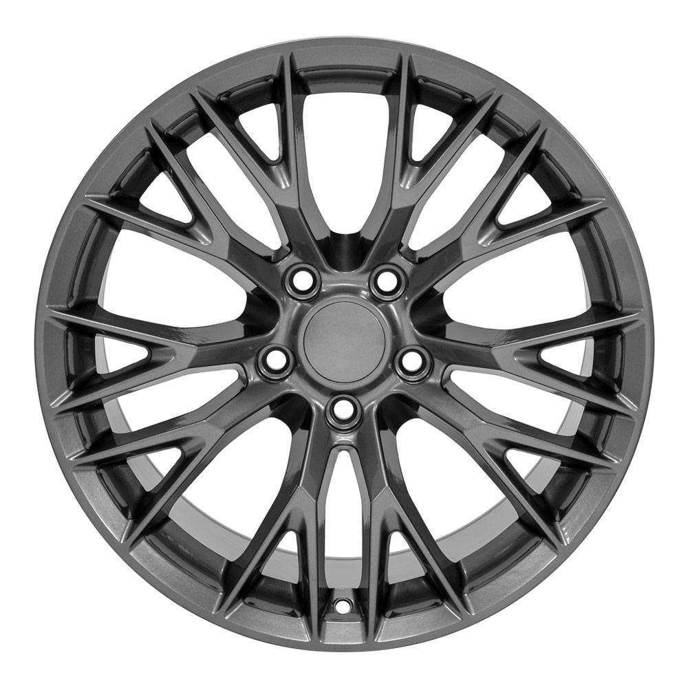 18" Replica CV22 fits Chevrolet Corvette C7 Z06 Gunmetal