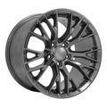 18" Replica CV22 fits Chevrolet Corvette C7 Z06 Gunmetal