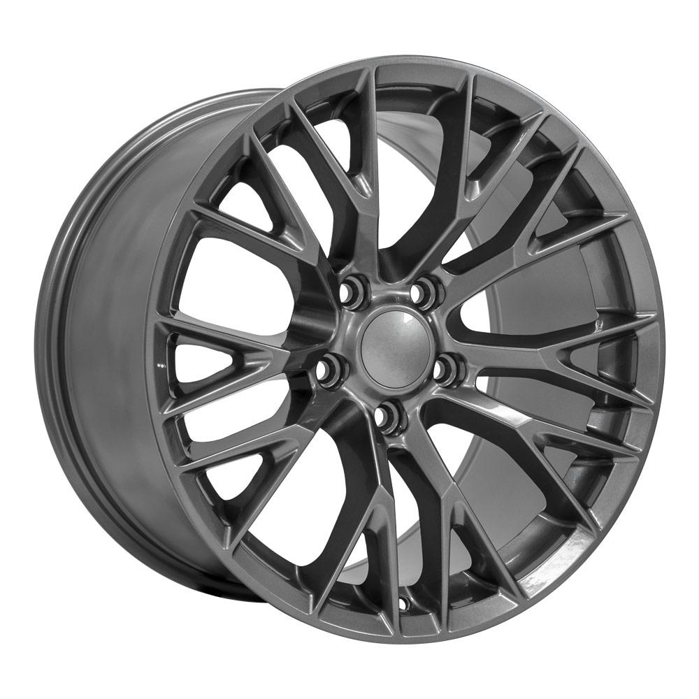 18" Replica CV22 fits Chevrolet Corvette C7 Z06 Gunmetal