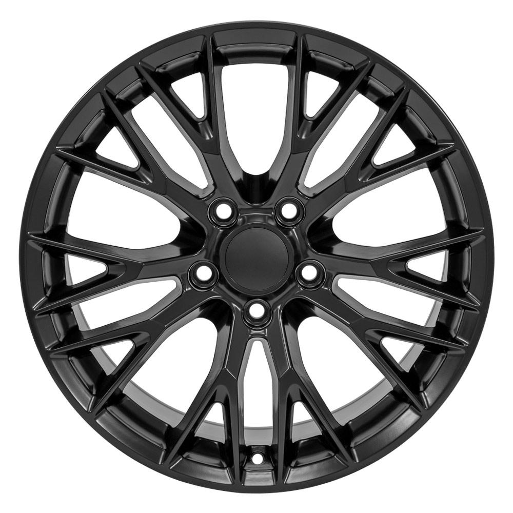 18" Replica CV22 fits Chevrolet Corvette C7 Z06 Black