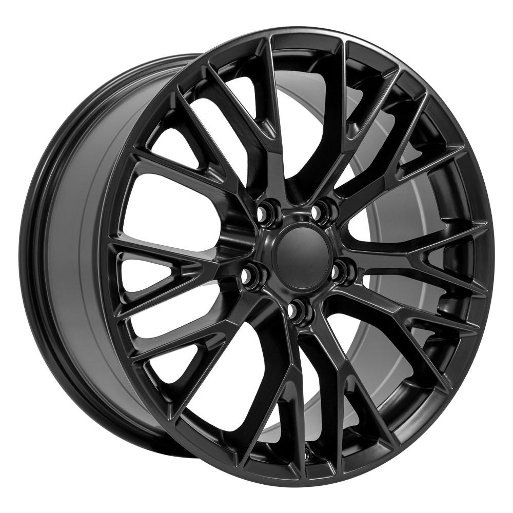 18" Replica CV22 fits Chevrolet Corvette C7 Z06 Black