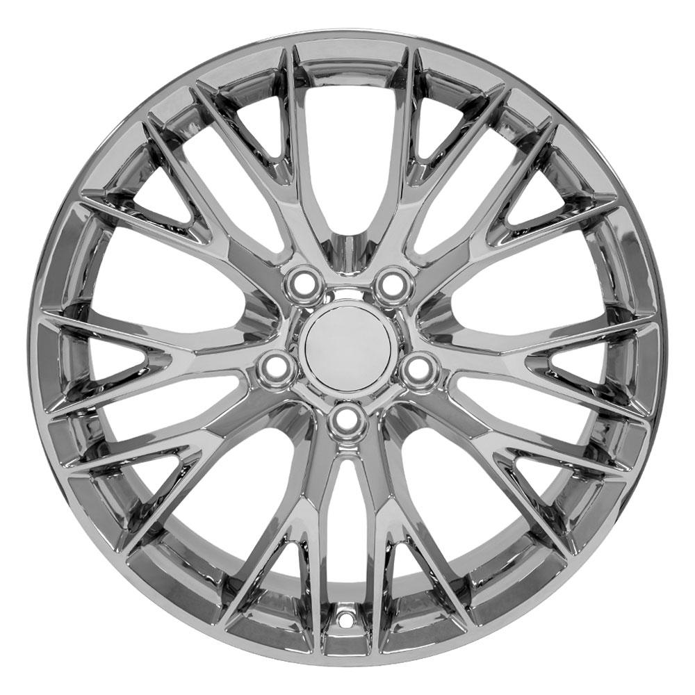 18" Replica CV22 fits Chevrolet Corvette C7 Z06 Chrome