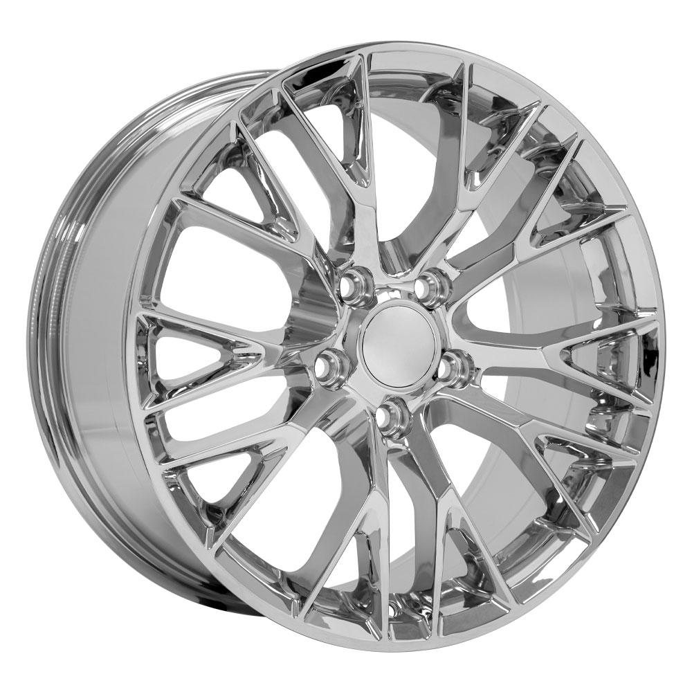 18" Replica CV22 fits Chevrolet Corvette C7 Z06 Chrome