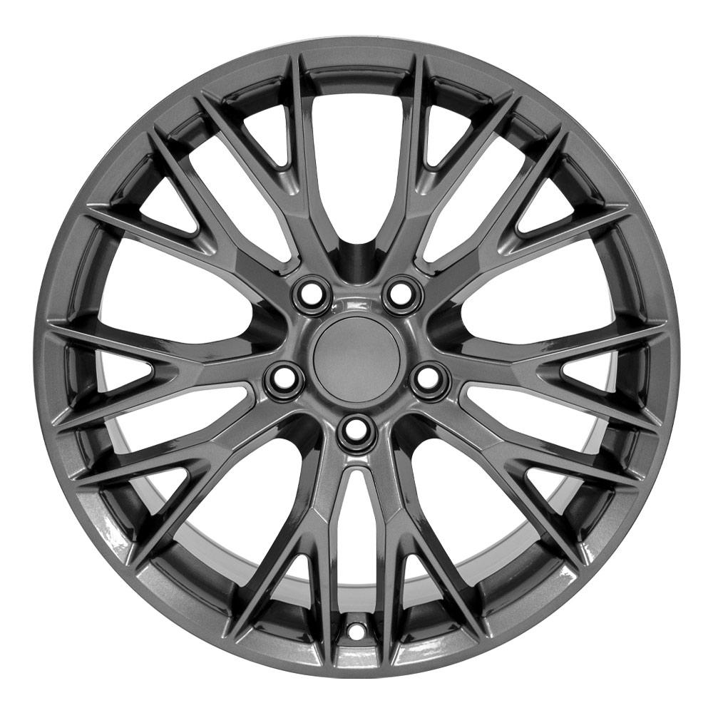 18" Replica CV22 fits Chevrolet Corvette C7 Z06 Gunmetal